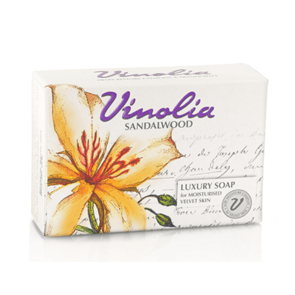 Vinolia, soap bar, bath soap, sandalwood